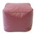 Gold Medal Bean Bags Leather Look Vinyl Ottoman, Small, Wine