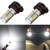 Alla Lighting Super Bright 5201 5202 LED Fog Lights Bulbs or DRL 4014 54-SMD 6000K Xenon White 12085 PS19W PS24W Replacement -Set of 2-