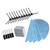 25 Pack Side Brush HEPA Filter Mopping Cloth Compatible with ILIFE Robot Vacuum Cleaner V3 V3s V5 V5s V5s pro Accessories Replacement Parts