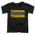 Towson University Official Between The Lines Unisex Toddler T Shirt Black 3T