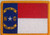 North Carolina State Flag Embroidered with Hook  and  Loop Patch MC Biker Morale Tactical Shoulder Gold Emblem 311