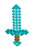 Disguise Minecraft Sword Costume Accessory One Size