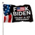 EVISUK F-ck Biden America Flag Trump is My President Flag 4X6ft Colorfast Uv Resistant 100 percent Polyester Durable Outdoors Flag