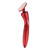 EXCEART Electric Makeup Brush Facial Foundation Applicator Vibrating Facial Makeup Blender Puff Face Massager for BB/CC Cream Powder Base Red