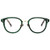 Zeelool Retro Round Blue Light Blocking Eyeglasses for Women Matthew FX0536-01 Green