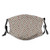 Abstract Mosaic with Half Spirals Forming Digital Circle Proof Windproof Face MaskReusableWashable ClothFace CoverCover for Men Women SizeAdult