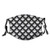 Bohemian Pattern with Triangles Vertical Lines Repeating Mot Mouth Cover for WomenFace Mask Reusable Washable Cloth for Men SizeAdult