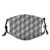 Futuristic Geometric Dimension Triangles with Striped Modern Reusable Face Mask Balaclava Washable Outdoor Nose Mouth Cover for Men and Women SizeAdult