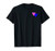 Biangles LGBT Bi Triangles Bisexual Pride Flag Side T-Shirt