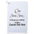 Style In Print Custom Golf Towel Personalized Que Sera Whatever Will Be Cotton Bag Accessories White Text Here