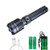 18650 Tactical Flashlight with 4pcs 18650 Rechargeable Batteries and USB Charger Super Bright Waterproof Portable Zoomable 3 Modes Handheld Flashlight