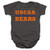 United States Coast Guard Academy Official Between The Lines Unisex Infant Snap Suit for Baby Charcoal Medium -12 Months-