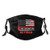 Retired Firefighter Legend Thin Red Line Firefighter-Face Mask Balaclava Washable and Reusable With 2 Filters For Adult Women Men and Teens