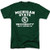 Michigan State University Official Circle Logo Unisex Adult T Shirt Hunter Green Large