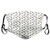 Comfortable Windproof mask? Hand Drawn Circles with Bullseye Pattern with Squares ?Printed Facial decorations for adult SIZEM