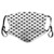 Comfortable Windproof mask? Minimalist Artistic Circles with Vertical and Horizontal?Printed Facial decorations for adult SIZEM