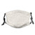 Comfortable Windproof maskCream?Vertical Stripes Stems Leaves Pattern Grunge Display Classical Spring InspiredPale Tan WhitePrinted Facial decorations for adult