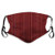 Maroon Classical Striped Display with Thin Lines Modern Fashion Repetitive Abstract Pattern Maroon Mouth Cover for WomenFace Mask Reusable Washable Cloth for Teen and audlt?