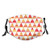 Triangle Geometric Forms in Watercolors Style Paintbrush Face Mask Reusable Washable Masks Cloth for Men and Women