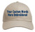 Custom Hat Embroidered. Your Own Text. Adjustable Back. Curved Bill -Khaki-