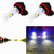 Alla Lighting 3800lm Xtreme Super Bright H8 H11 H16 LED Bulbs Fog Light ETI 56-SMD Lamp Replacement - 6000K Xenon White