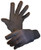 Mens Brown Jersey Work Gloves w PVC Grip Dots Palm Thumb and Index Finger Poly/Cotton 6 Pairs