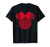 Disney Minnie Mouse Icon Filled with Hearts T-Shirt Disney Minnie Mouse Icon Filled with Hearts T-Shirt