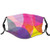 Comfortable Windproof maskAbstract Colorful Circles Pattern Superimposed Geometric Shapes IllustrationPrinted Facial decorations for children