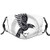 Comfortable Windproof maskArtistic Bird Figure Abstract Celtic Style Inside Runic Circle DesignPrinted Facial decorations for children