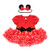 Disney Red Minnie Mouse Costume Bodysuit for Baby Size 3-6 Months