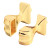 C.R. LAURENCE M6021 CRL Brass Sliding Shower Door Towel Bar Bracket
