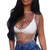 Women Sexy Diamond Mesh Tank Tops Hollow Out See Through Crop Tops for Festival Club Rave Outfit Women Sexy Diamond Mesh Tank Tops Hollow Out See Through Crop Tops for Festival Club Rave Outfit