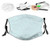 Women Men Boys GirlsBig White Dots Spots Little Circles Shabby Pastel Colors Symmetrical MonochromeAdjustable Face Masks Sport Reusable Miracle mask