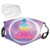 Fillter Cloth Face Mask Bandana With 2pcs FiltersHuman Silhouette Lotus Position Triangles Circles Galaxy Meditation Yoga Balaclava Adjustable Earloop Washable Reusable.M