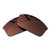 SEEABLE Premium Polarized Mirror Replacement Lenses for Oakley WireTap OO4071 Sunglasses - Brown