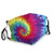 Circle Tie Dye Adult Dust Mask Unisex Mouth Cap Washable Reusable Anti-Dust Face mask Bandanas 1pcs