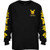 Pokemon Pikachu Big Boys Long Sleeve T Shirt 8 Black