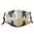 Comfortable Windproof mask?Funny Frames In Drawing Style Mascot Hunter Biker Musician Travelling Grunge Display?Printed Facial decorations for adult