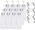 Clear Natural Large Refillable Plastic Squeeze Bottle with Silver Lotion Pump Dispenser 6 oz - -12 Pack-  Plus Labels