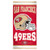 WinCraft NFL San Francisco 49ers Fiber Beach Towel 30 inch x 60 inch