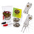 Grip  and  Rip Golf Ball Marker Line Drawing Tool - Golf Ball Alignment Aid- Putting Fairway  and  Tee Shots - Golf Divot Repair Tool and Ball Marker - Switchblade Divot Tool - Magnetic Ball Marker -SILVER-