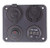 oenbopo Quick Charger DC 12V-24V Car Boat Cigarette Lighter Socket Dual USB Charger Voltmeter