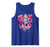 Nickelodeon JoJo Siwa Super Cute Geometric Triangle Heart Tank Top