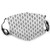 Fashion Comfortable Windproof maskTribal Pattern With Geometric Shapes Monochrome Triangles Folkloric ImageFacial decorations for Adults