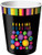 Creative Converting 8 Count Birthday Cake Dots Hot/Cold Cups, 9 oz, Multicolor