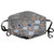 Comfortable Windproof mask Grunge Chemistry Laboratory with Display Formula Science Graphic Design PrintDimgray Orange Printed Facial decorations for adult