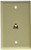 RCA TP247 Phone Modular Wall Outlet (Ivory)