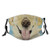 Yellow Labrador Dog Pet Painting Face Mask With Filter Pocket Washable Reusable Face Bandanas Balaclava With 2 Pcs Filters