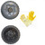 WILDFLOWER Tools HRR216 Front Wheel Kit -2 Wheels- 44710-VL0-T00ZA - Longer Lasting Better Grip Treads with One Pair of Yellow Gloves