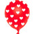 Valentine Red Print Heart Latex Balloons, 6 Ct. | Party Decoration